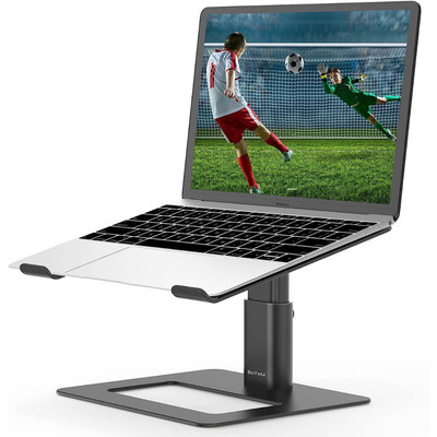 BoYata Laptopständer höhenverstellbar Laptop Riser Aluminium belüftet Noteboo