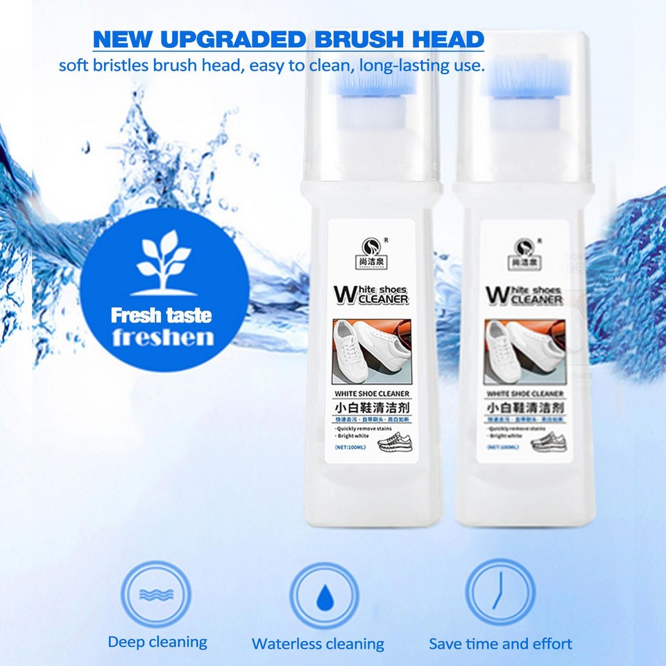 White Sneaker Cleaner Brightening White Shoe Polish for Sneakers Stain