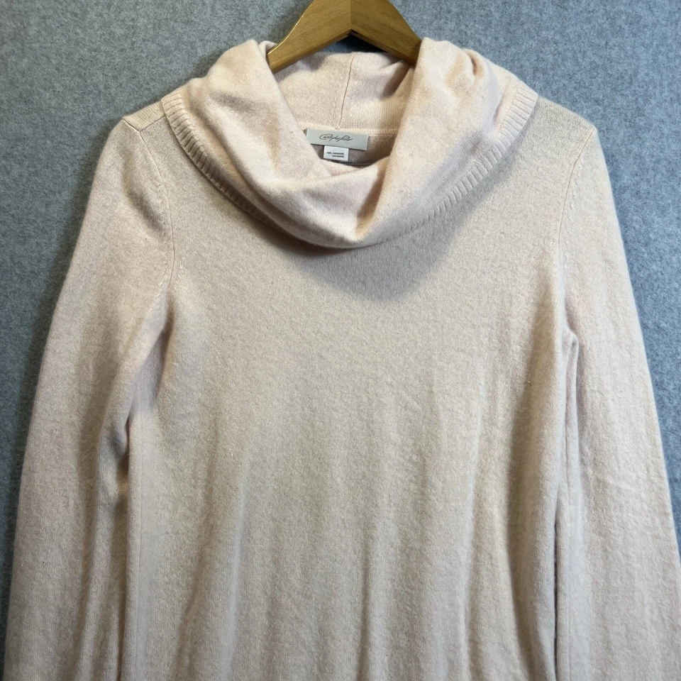 Suéter Christopher Fischer Damas LG Rosa Claro Suave Capucha Cuello Cachemira (ediciones) Foto 2 de 4