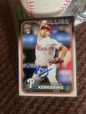 2024 Topps Series 2 Signed Orion Kerkering Autographed Auto Card Phillies 520 RC
