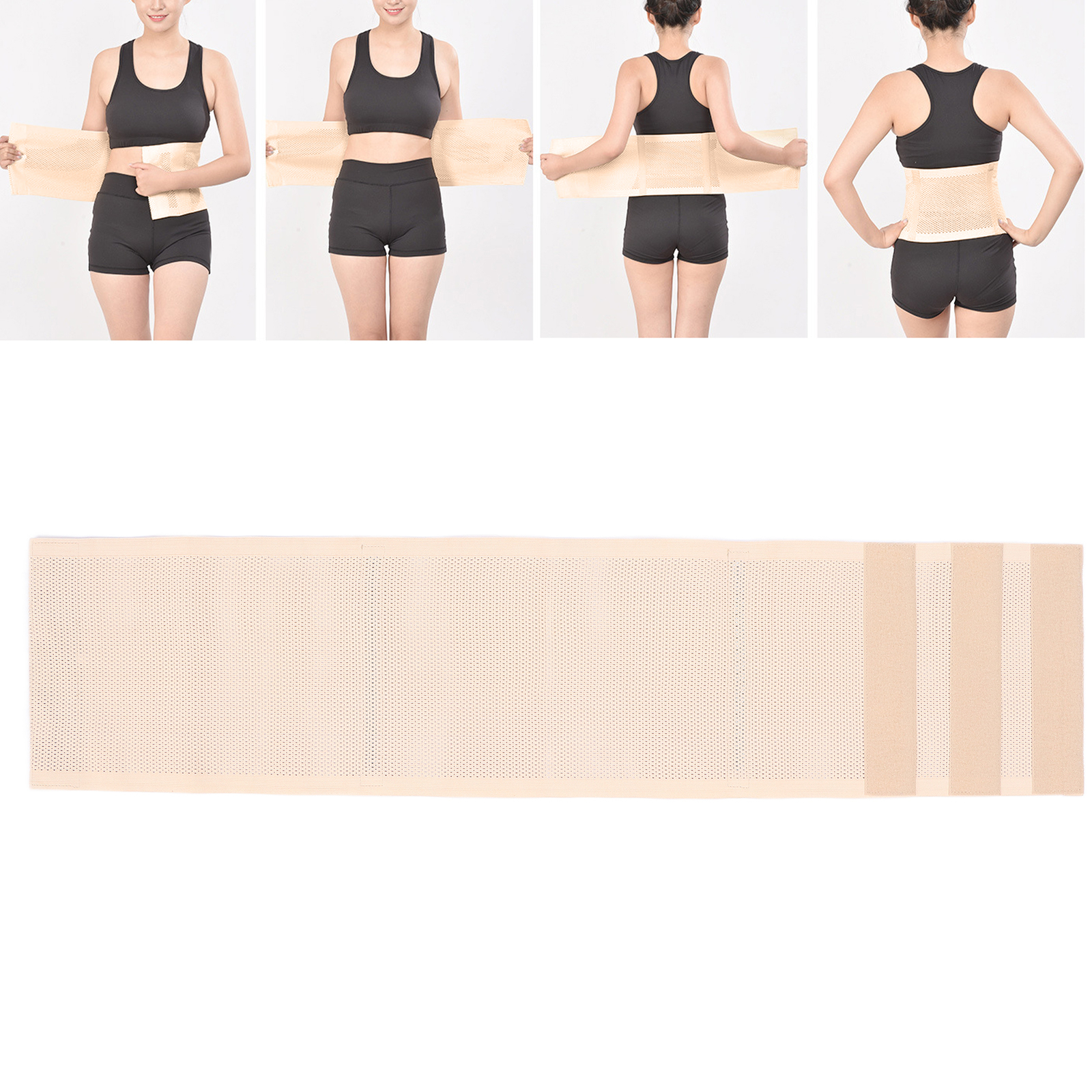 Abdominal Binder Nylon Postpartum Recovery Belly Wrap For Body Shaping