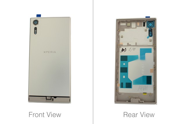 Original For Sony Xperia Xzs G32 G31 Middle Frame Bezel Back Battery Cover Silver For Sale Online Ebay