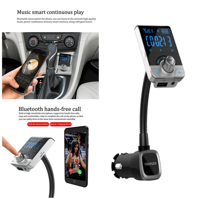 Portable Audio Transmitters 2 1a Dual Usb Car Charger Iq Sound Iq 211bt Bluetooth Wireless Fm Transmitter Consumer Electronics