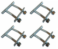 4 X 2500KG UNDER FLOOR LASHING LINK, TIE DOWN HORSE BOX TRAILER, BOAT TRAILER,