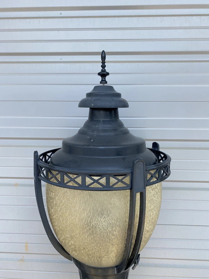 Luz de calle luminaria serenata negra vintage, lámpara de poste, LED NYC, se puede enviar. Foto 3 de 4