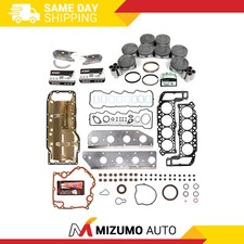 Full Gasket Set Pistons Bearings Fit 08-10 Dodge Ram Durango Jeep Commander 4.7L
