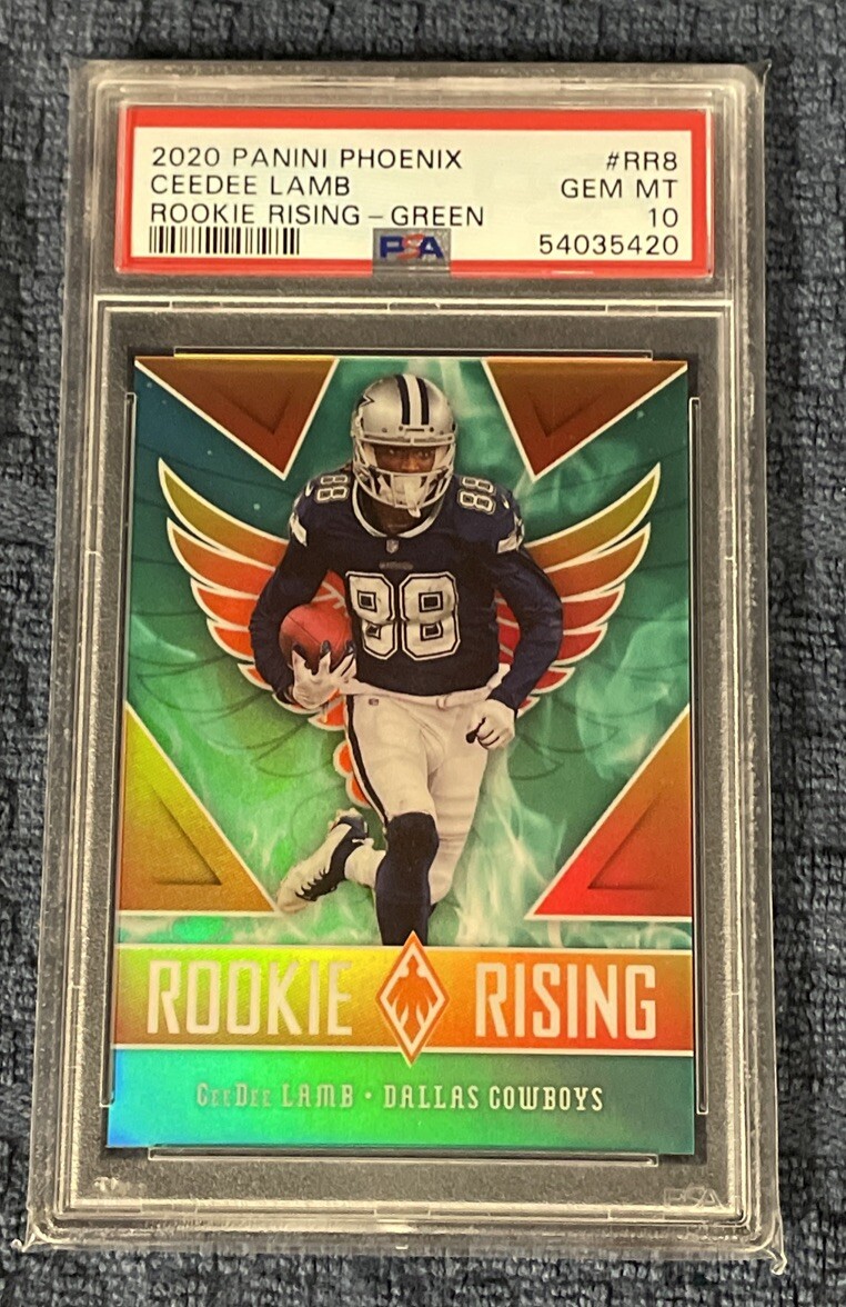 CeeDee Lamb Panini Phoenix Rookie Rising #RR8 Green
