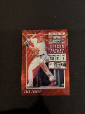 Trea Turner 2019 Panini Contenders Optic #19 Ruby Wave /199 Nationals