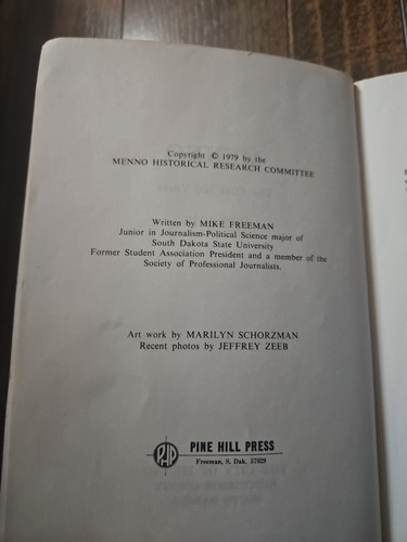 Menno - The First 100 Years 1879-1979 Menno South Dakota History By Mike Freeman - Picture 4 of 9