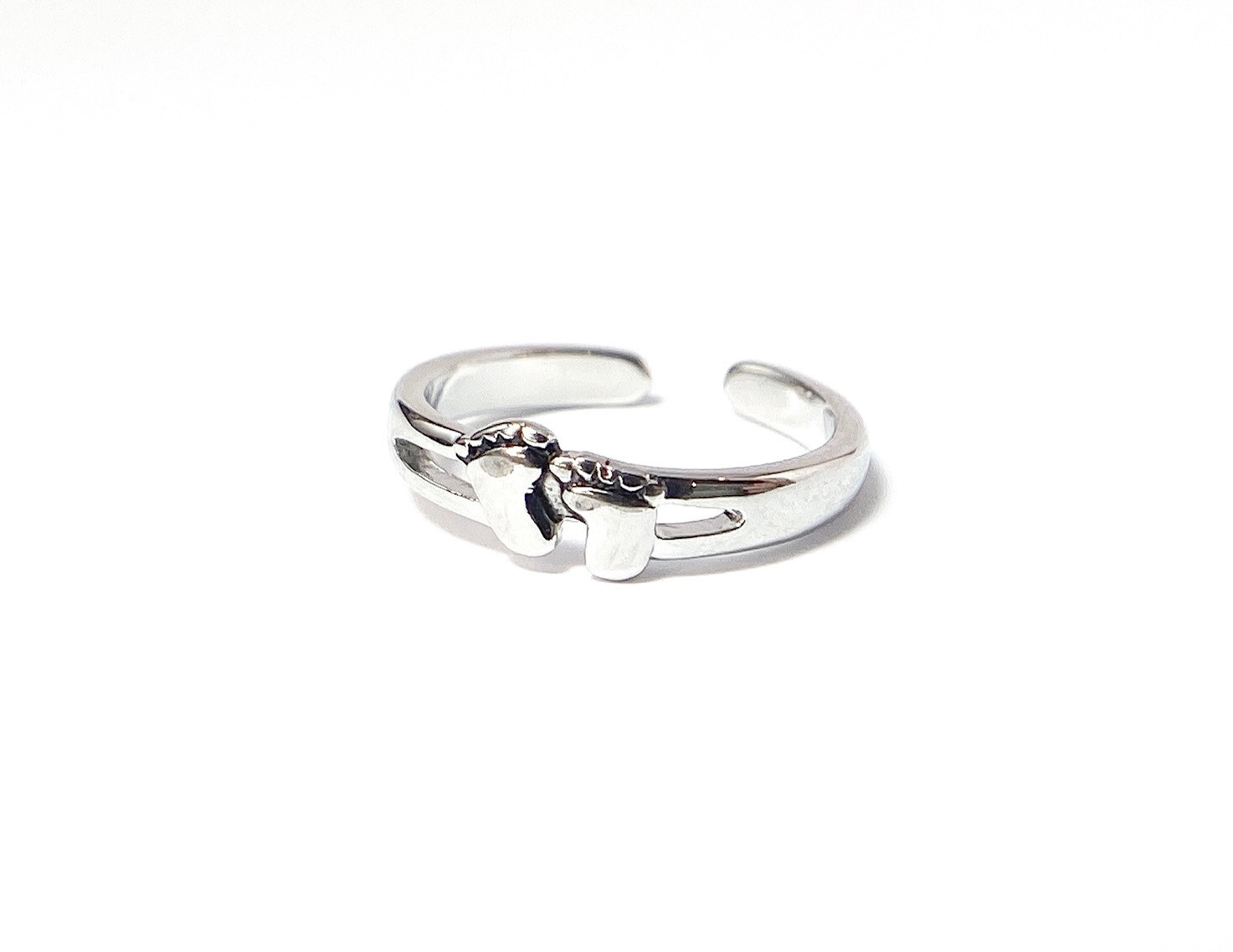 Baby Feet Adjustable Mid Ring / Toe Ring Jewelry | eBay