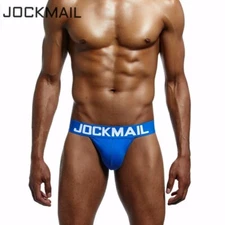 Mens Sexy Jockstraps New Fashion Cotton Cozy Jocks Show Buttocks Briefs Gay