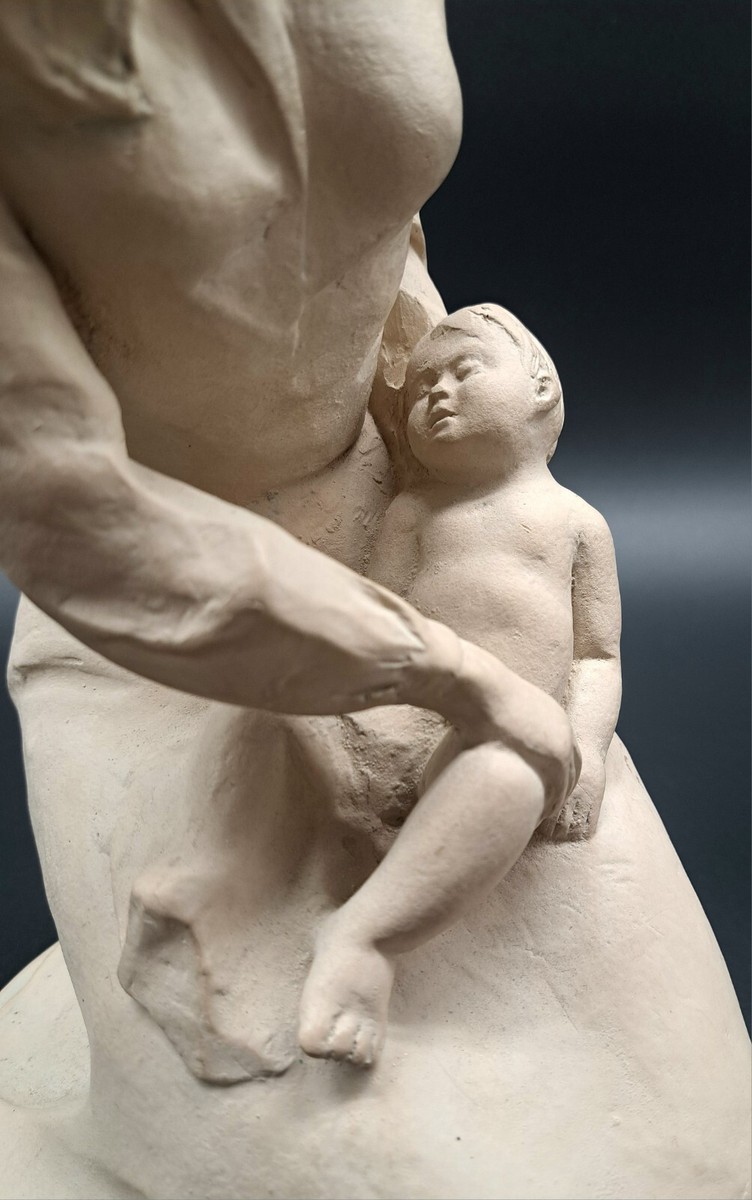 Vintage Austin Productions 1980 Mother And Child Sculpture - David