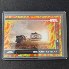 💰LC 2025 TOPPS CHROME DEADPOOL HUMAN TORCH RED ORANGE LAVA /39 THE FANTASTICAR