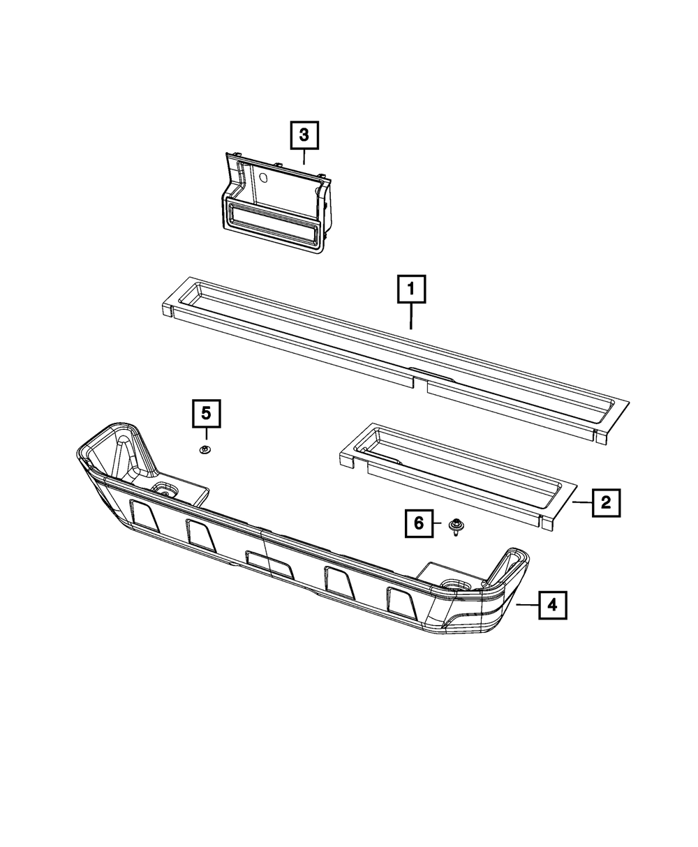 Genuine Mopar Hex Head Screw And Washer 06512670AA