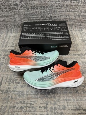Größe 9 - Puma Hyrox x Deviate Nitro Elite 3 Glowing Red Mint Melt 312291 01
