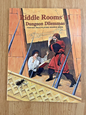 Riddle Rooms #1 Dungeon Dilemmas Fantasy RPG Source Book Cloud Kingdom Games
