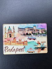 Toller Neu Souvenir Kühlschrankmagnet Budapest Ungarn Donau Retrolook