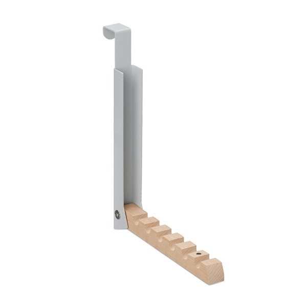 4 X Klapphaken Grau, TüRgarderobe, Kleiderhaken, Jackenhalter TüR, TüRaufhäNger-image