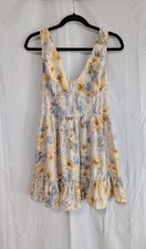Cider Babydoll Floral Dress Size Small Wedding Guest Dress