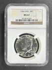 1966 SMS Kennedy Half Dollar NGC MS67