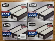 (x4) Super Tech 2005 Air Filter Hyundai Kia MADE IN USA