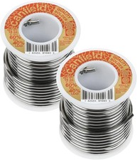 Canfield 60/40 solder for stained glass Two Pack