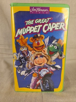 The Great Muppet Caper (VHS, 1993) Kermit the Frog  Miss Piggy Jim Henson Video