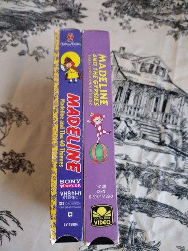 Madeline VHS Lot Madeline And The 40 Thieves Madeline And The Gypsies - Imagen 7 de 14