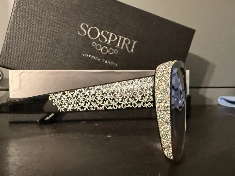 Auténticas gafas de sol italianas hechas a mano Sospiri - Modelo Valeria - 56-15-140 Foto 4 de 4