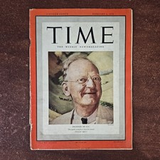 Time Magazine Robert Fechner Civilian Conservation Corps Franco February 6, 1939