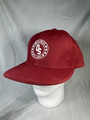Hatco Original Slang Burgundy Fitted Hat Cap Size 8 OS White Logo