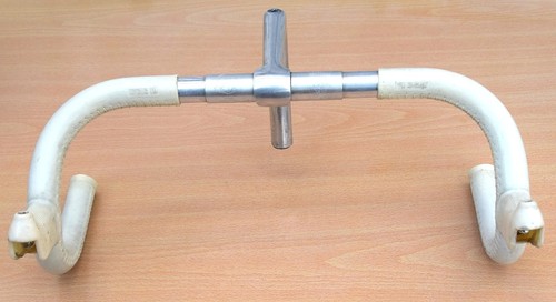 Guidon Potence Motobecane vélo Bonneville TA Normandie Handlebar Stem Road Bike - Foto 3 di 11