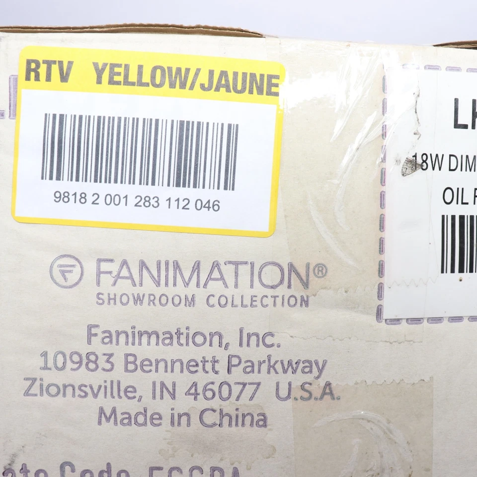 Fanimation Ceiling Fan Dimmable LED Light Kit Oil Rubbed Bronze LK179OBW - Image 2 of 4