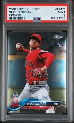2018 Topps Chrome Update - Shohei Ohtani #HMT1 (RC) - PSA 9 - Rookie