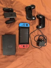 Nintendo Switch HAC-001(-01) Handheld Console - 32GB - Neon Blue/Red Joy-Con