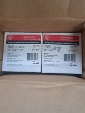 1- GE BY ABB DUAL FUNCTION, THQL1115PDF, 15A, 120V, ONE POLE PLUG ON NEWTRAL