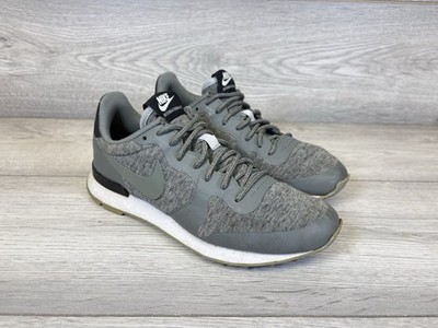 Nike Internationalist Tumbled Grey TP Sneaker Damenschuhe Größe UK 4 EU 37,5