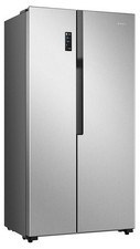 Teknix Side by Side Fridge Freezer, 519L Capacity, Stainless Steel Finish