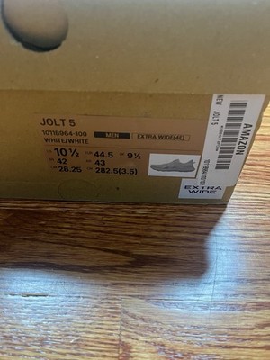 ASICS JOLT 5 ''EXTRA WIDE'' 1011B964 100 White White Running Shoes