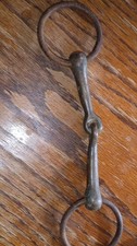 Brass Snaffle Bit Jointed Mouthpiece English Horse Riding Metal Equestrian Tack