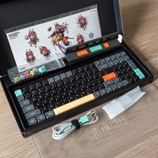      Nuphy Air96 V2 Wireless Mechanical Keyboard, Black, Cowberry Switches