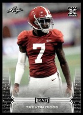 Trevon Diggs 2020 Leaf Draft #57 Alabama Crimson Tide Football Card