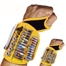 2pcs Magnetic Wristband with Super Strong Magnets Holds Screws, Nails, Drill ...