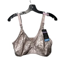Bali Women's Double Support Spa Closure Wirefree T-shirt Bra DF3372 Size 40D