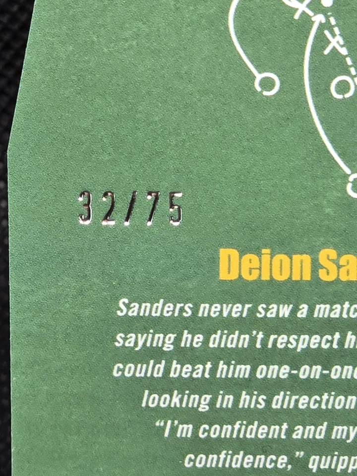 2022 Panini Contenders Optic  - Deion Sanders - #XO-59 - Xs And Os - Pink - /75 - Image 2 of 3