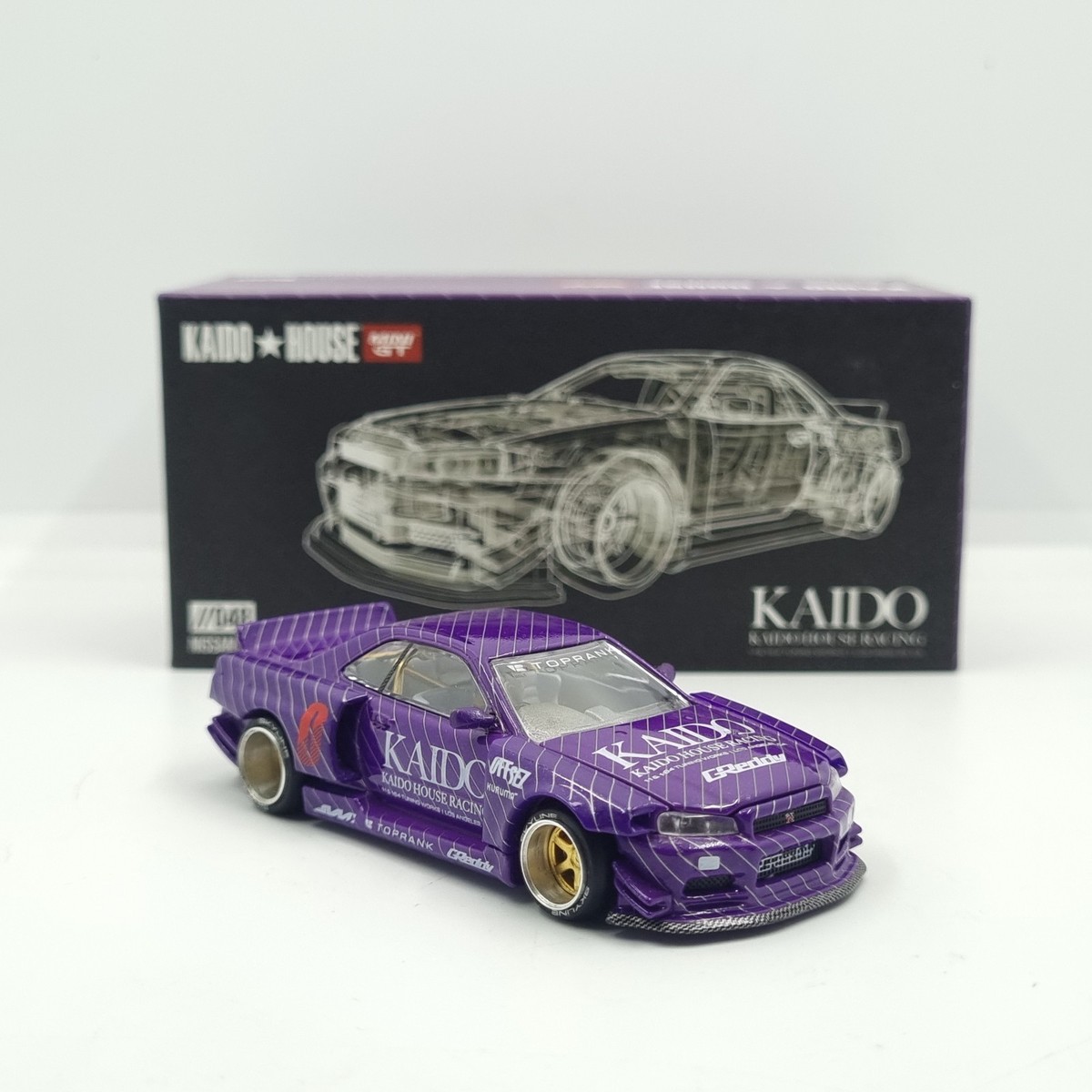 ミニカー KAIDO HOUSE 048 Nissan Skyline GT-R R34 Kaido House x Mini GT Nissan Skyline GT-R (R34) Kaido factory