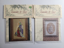 Lavender  Lace Cross Stitch Patterns- "In the Arms of an Angel"  "The Bride"