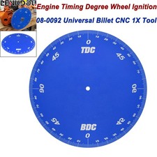 Engine Timing Degree Wheel Ignition Cam Blue New Tool 08-0092 Universal Billet