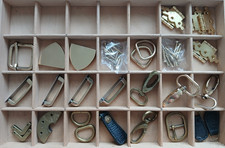Assorted Selection of Metal items, Buckles etc various sizes for craft