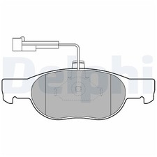 Satz Bremsbeläge Bremsklötze hinten für Alfa Romeo 155 167 | 874020